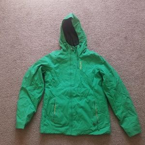 green burton jacket